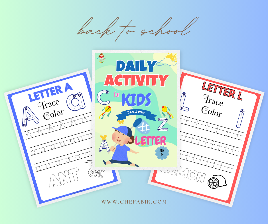 Back to School Learning & Fun Bundle – 5 Printable Activity Books for Kids